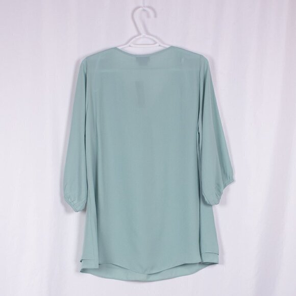 NWT CITY CHIC Sexy Fling Elbow Sleeve Top in Seafoam Size XS/14 - Picture 7 of 9